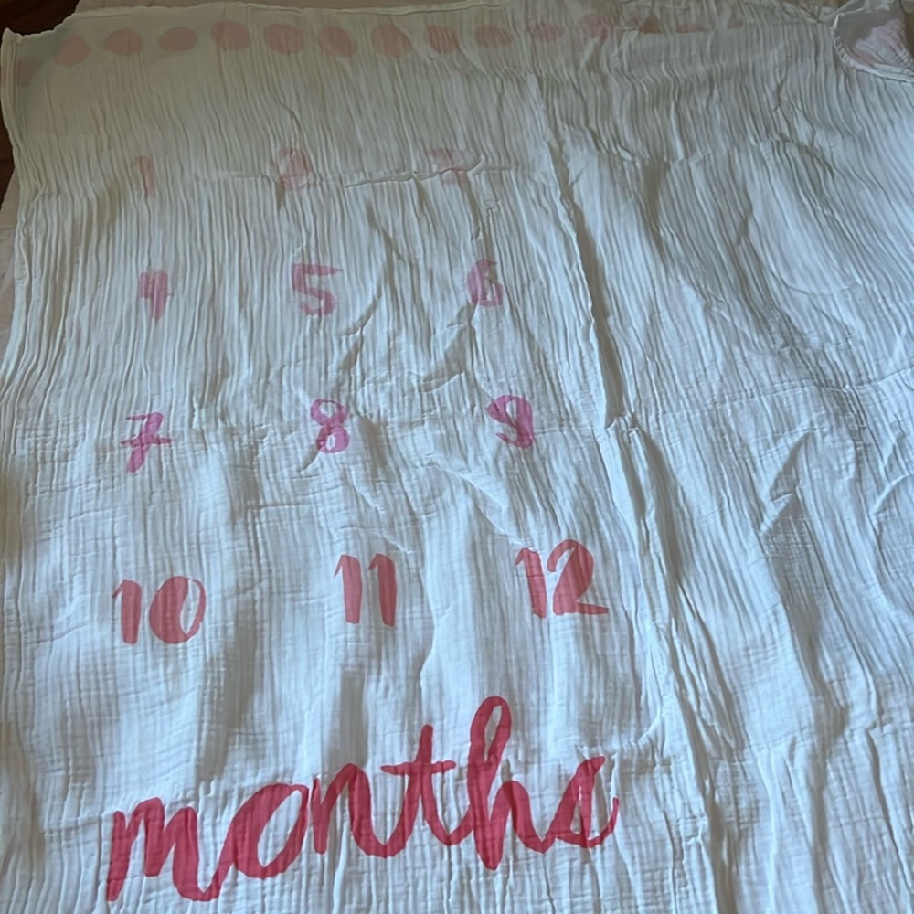 Cloud Island Month Blanket